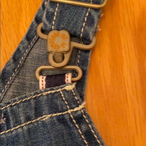 Gymboree soft denim overalls - Picture 3 of 10